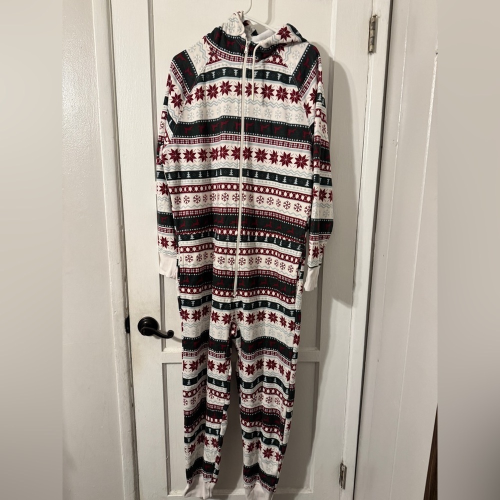Fabletics The Go-To Fleece Hooded Onesie Sz medium - Picture 5 of 8